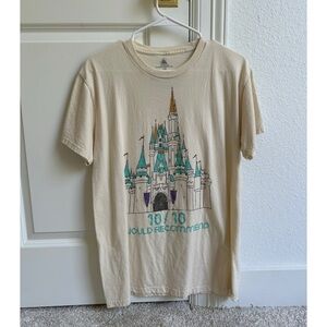Disney Cream Castle Graphic T-Shirt
